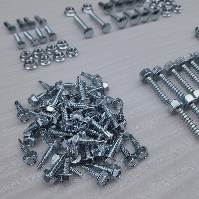 139Pcs Screws Pack For 8‘X7“ garage door